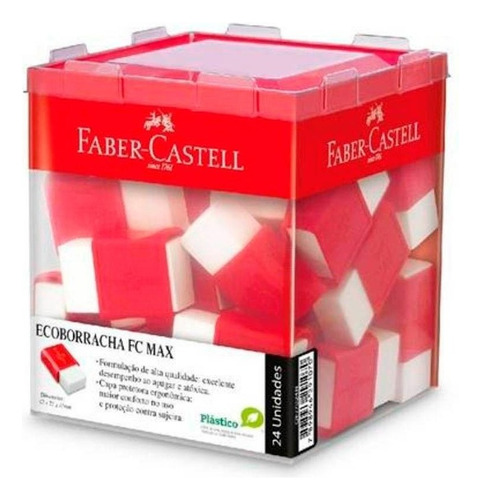Borracha Fc Max Grande Caixa C/12 Unid Faber Castell