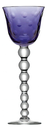 Taça Para Vinho Cristallerie Saint-louis Bubbles Roxo 110 Ml
