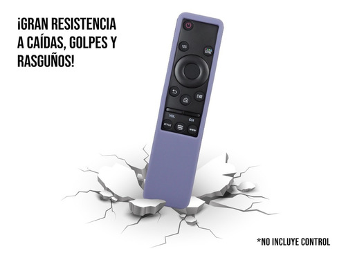 Imagen 5 de 10 de Funda Para Control Samsung 4k Uhd Silicon Case Protector