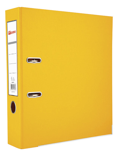 Bibliorato Medoro Pvc A4 1 Unidad Anillos Reforzado Colores Color Amarillo