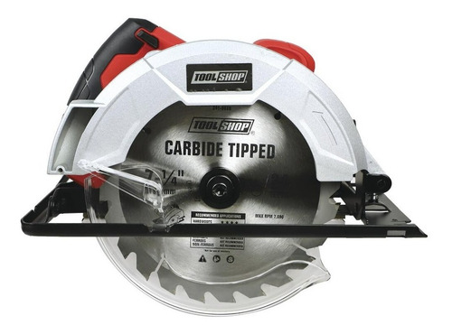 Imagen 5 de 10 de Sierra Circular Mano 1500w P/madera 185mm Profes 7.1/4 +hoja