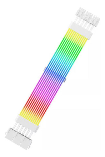 Cabo Extensor Sleeved Aigo Lightglow Lg03 Argb 6+2 X3, 345mm