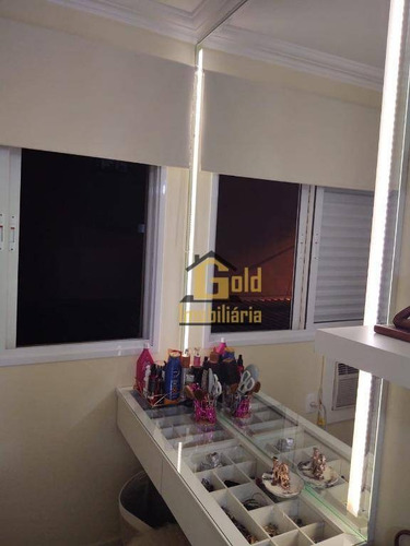 Apartamento Com 2 Dormitórios À Venda, 75 M² Por R$ 340.000 - Parque Industrial Lagoinha - Ribeirão Preto/sp - Ap2572