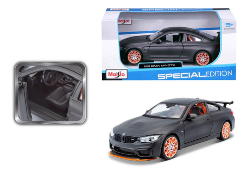 Miniatura Bmw M4 Gts - Cinza - 1:24