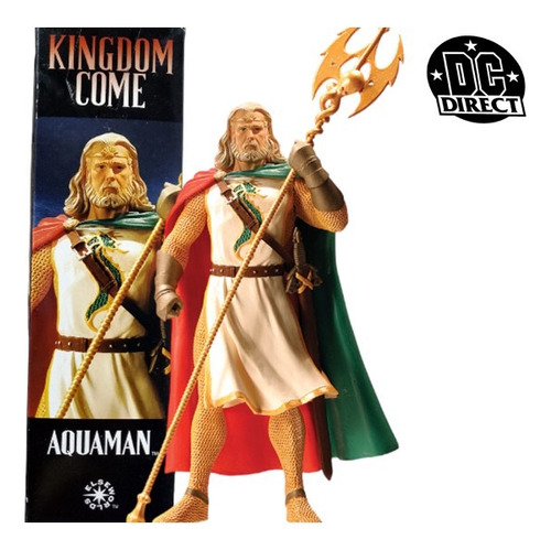 Figura De Acción Aquaman Dc Direct Kingdom Come De Alex Ross