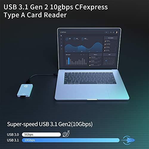 Lector De Tarjetas Cfexpress Tipo A Usb 3,1 Gen2 10gbps De A