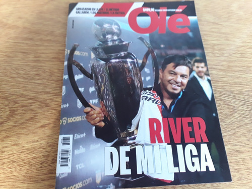 Revista Ole River De Mi Liga Campeon Lpf 2021 Mas Poster 
