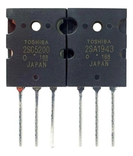 Par Transistor 2sa1943 1943 Y 2sc5200 5200