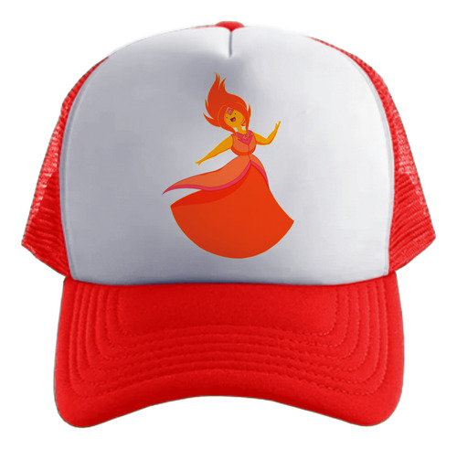 Hora De Aventura Princesa Flama Gorra Friki Tu Eres Rojo Talle Único Regulable Hora De Aventura Princesa Flama