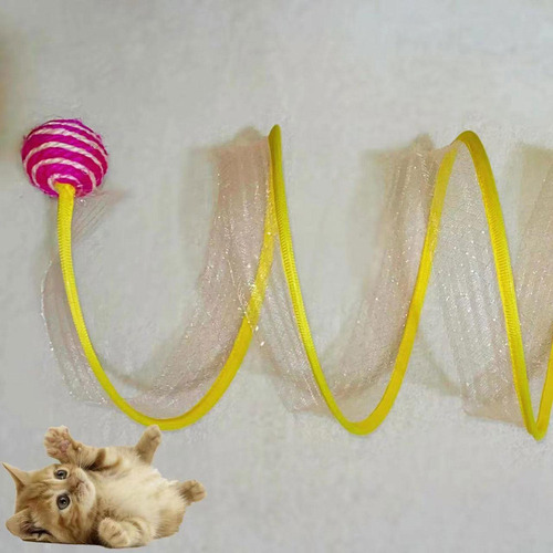 3 Brinquedo Túnel Para Gatos Pista Dobrável Para Gatos Com