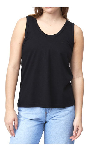 Billabong Basic Girl Tank Negra Musculosa Mujer