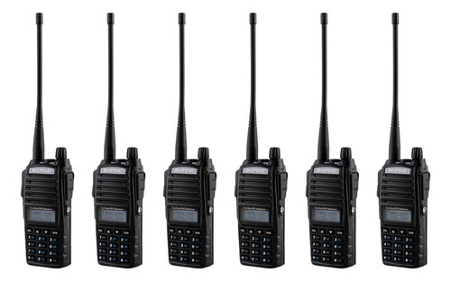 Handy Baofeng Uv-82 10w Kit X6 Bi-banda 128ch Hasta 20km Negro