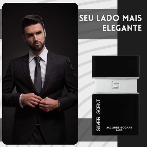 Perfume Masculino Silver Scent 30ml Original C/ Frete Grátis