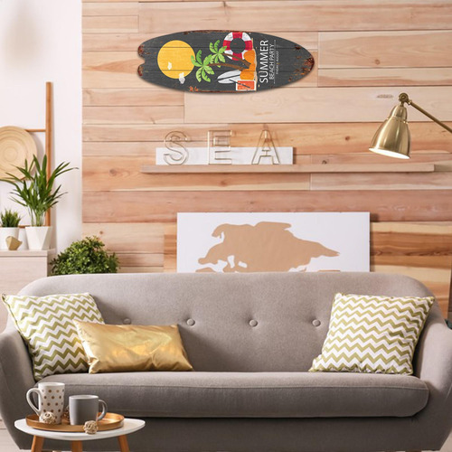 Decoración De Tabla De Surf De Madera Tabla De Surf De Mader