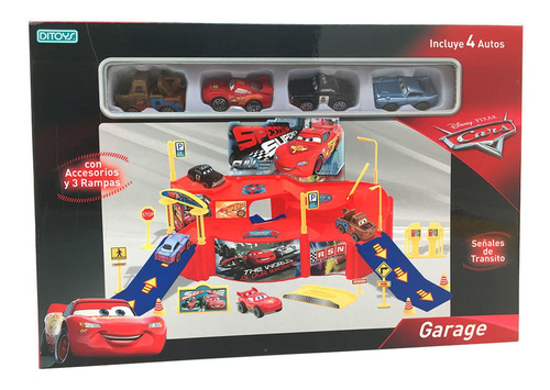 Cars Garage Ditoys Disney Pixar