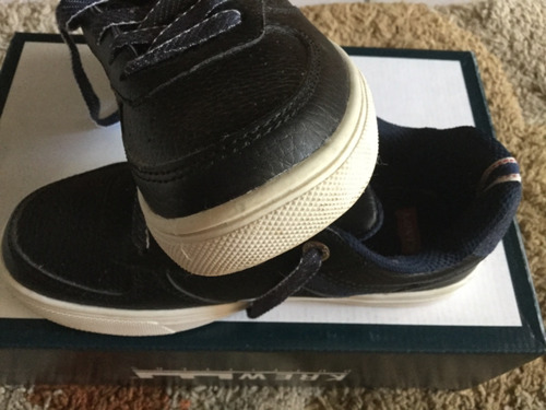 Tênis Infantil Importado Original Levis Couro Semi Novo 34