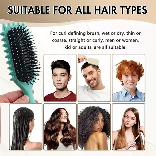 Pincel Bounce Curl Cepillo,define Style Rizado Peine