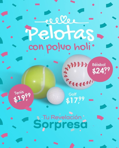 Pelota De Beisbol Y Tenis De Gender Reveal