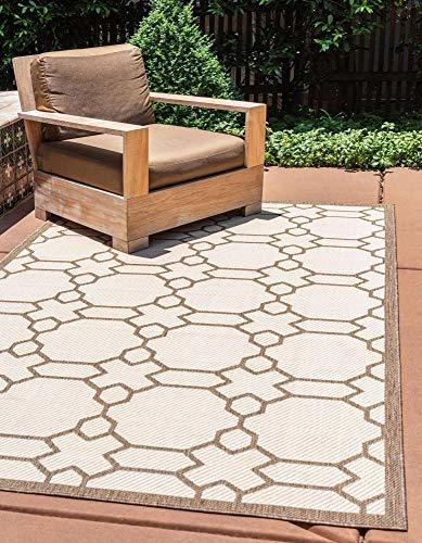 Alfombra 2x3 Pies - Unique Loom Outdoor Trellis Collection L