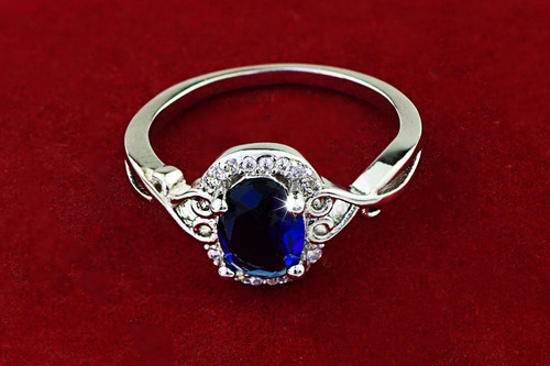 Imagen 6 de 10 de Anillo Compromiso Oro 18k Regalo Novia Promesa Dama Elegante