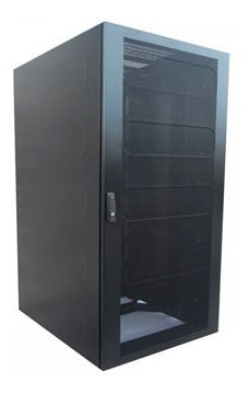 Rack De Piso 32u 600x1000 Mm Puerta Hiper Combo