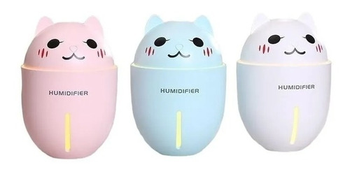 Humidificador Gato 3en1 Difusor Ventilador Lampara Ultrason