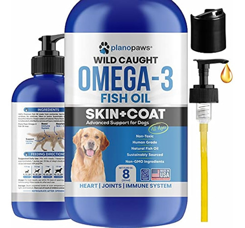 Aceite De Pescado Omega 3 Para Perros - Mejor Que El Aceite 