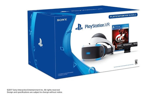 Óculos Vr Ps4 Playstation Bundle Camera + Jogo Gran Turismo