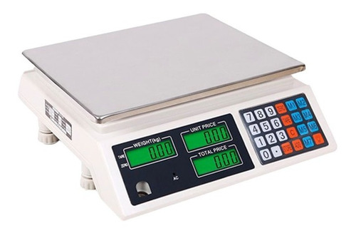 Balanza Digital 40kg Doble Visor Recargable / Tecnofactory