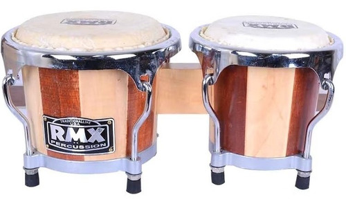 Bongos 4+5 Bi-color Incluye Llave Afinadora Rmx Aed-4500