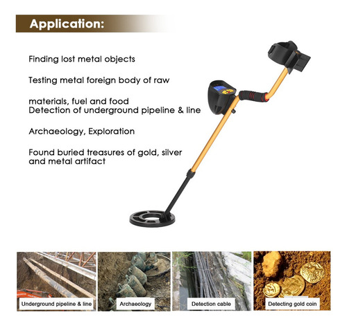 Detector De Metales De Alta Sensibilidad Y Alto Rendimiento