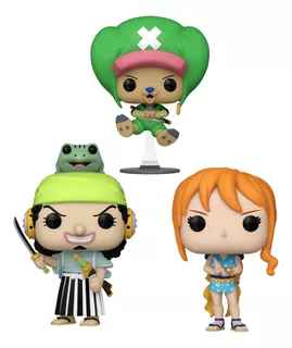 One Piece Wano Set De 3 Funko Pop's Originales / Nuevos