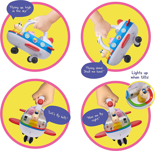 Las Ingeniosas Luces Del Avión De Peppa Pig Suenan A Miss Ra