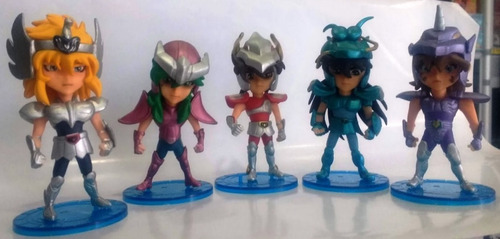 Set Figuras Coleccionables Caballeros De Zodiaco [cabezones]