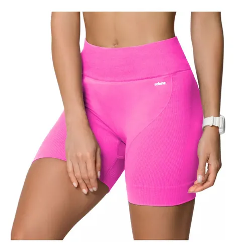 Short Feminino Sem Costura Poliamida Zero Transparência