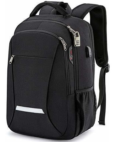 Mochila Para Hombre, Mochila Para Portátil De Viaje Con Carg