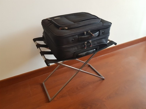 negro estante Estante plegable del equipaje estante plegable de la maleta para sostener las maletas Mochilas como soporte y maleta del equipaje JYXLJ Estante plegable de la maleta del estante para equipaje 
