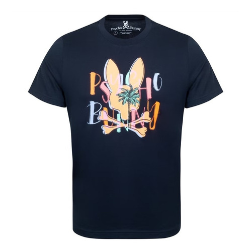 Playera Psycho Bunny - Mens Norby Graphic - Original