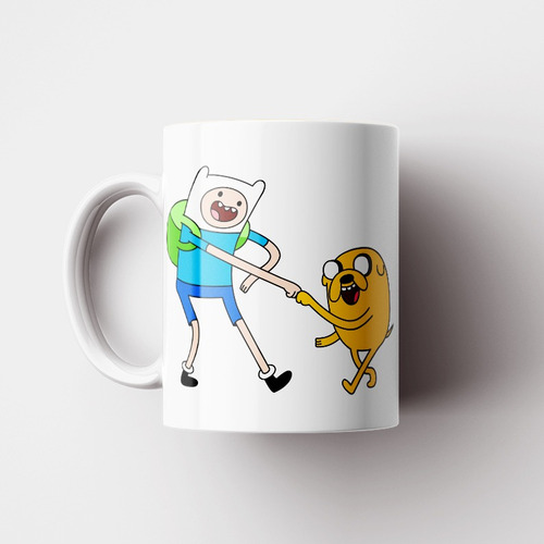 Taza Adventure Time: Jake And Finn Cartoons Series 