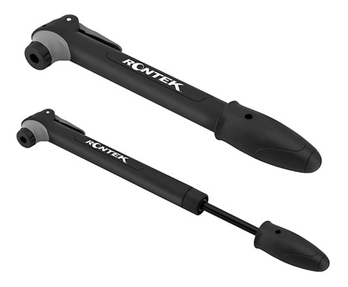Imagem 3 de 5 de Bomba De Ar Mini Encher Pneu Bike Bicicleta Telescópica Bico