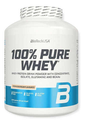 100% Pure Whey 5lib - Biotech Usa - Cookies And Cream