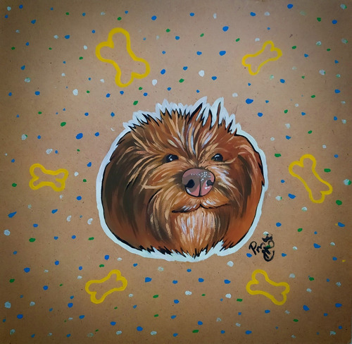 Cuadro Pintura De Mascota Personalizada 