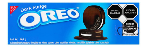 3 Pzs Nabisco Galleta Con Cobertura Chocolate Oreo 166.4gr