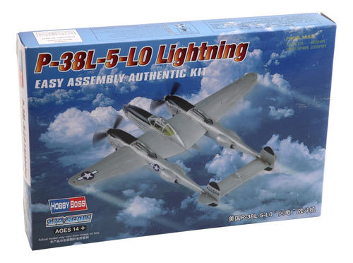 Hobby Boss Facil Montar P-38l-5-lo Lightning Avion Modelo