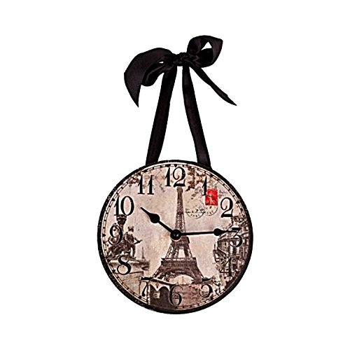 Dci 1 Reloj De Pared - París/torre Eiffel Vintage Imáge