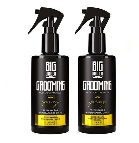 Grooming Modelador Big Barber 240ml Separador Mechas 2 Unida