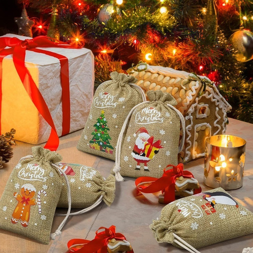 Anúncio De Natal De Lembrança De Presente De Doces Com 24