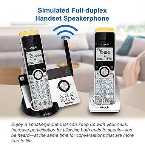 Vtech Issuper Long Rango De Hasta 2300 Pies Dect 6.0 Bluetoo