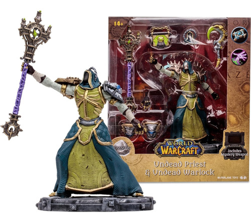 Figura Undead Priest Common World Of Warcraft Mcfarlane M4e 