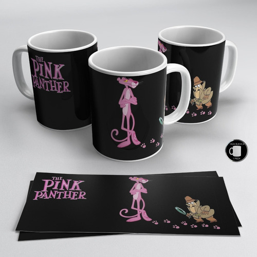 Taza Blanca 11 Oz / La Pantera Rosa , M01 (1 Pz)